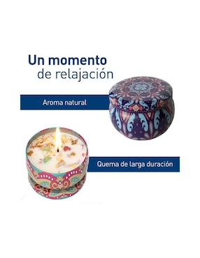Vela aromática Bluelander 4 piezas aroma floriental