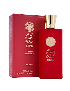 Eau de parfum Nusuk Ajwaa Concentrated Red para mujer