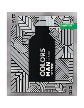 Set Eau de parfum Benetton Colors Black Intenso para hombre
