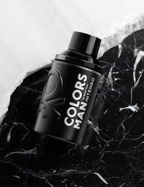 Set Eau de parfum Benetton Colors Black Intenso para hombre