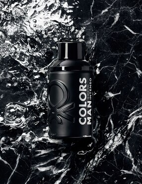 Set Eau de parfum Benetton Colors Black Intenso para hombre