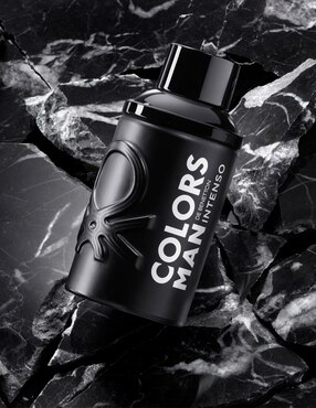 Set Eau de parfum Benetton Colors Black Intenso para hombre