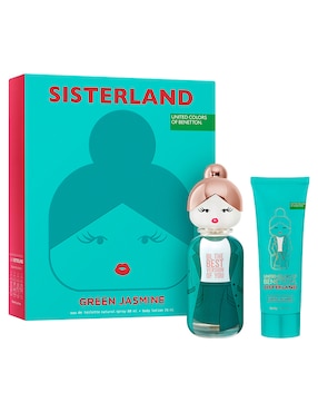 Set De Fragancia Benetton Sisterland Green Jasmine Para Mujer