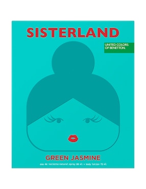 Eau de toilette Benetton Sisterland Green Jasmine para mujer