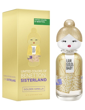 Eau de parfum Benetton Sisterland Golden Vanilla para mujer