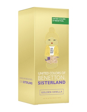 Eau de parfum Benetton Sisterland Golden Vanilla para mujer