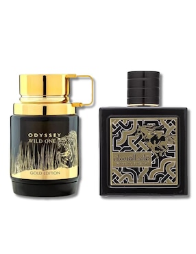 Set Eau De Parfum Armaf Duo Odyssey Wild One Gold Edition & QAED Al Fursan Para Hombre