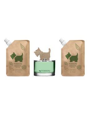 Set Eau de toilette Ferrioni Green For Him para hombre