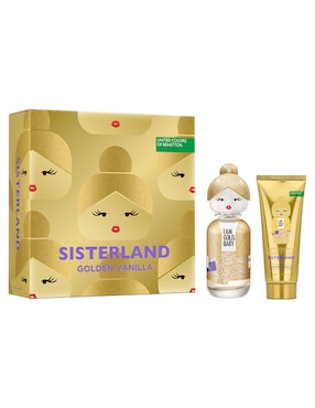 Set Eau De Parfum Benetton Sisterland Golden Vanilla Para Mujer