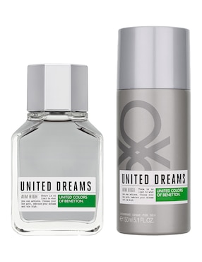 Set Eau de toilette Benetton United Dreams Aim High para hombre