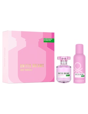 Set Eau De Toilette Benetton United Dreams Love Yourself Para Mujer