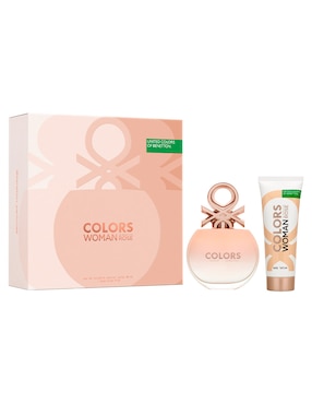 Set Eau De Toilette Benetton Colors Rose Para Mujer