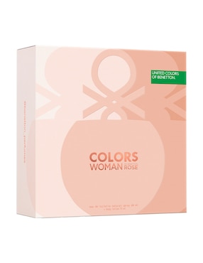 Set Eau de toilette Benetton Colors Rose para mujer