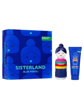 Set Eau De Toilette Benetton Sisterland Blue Neroli Para Mujer