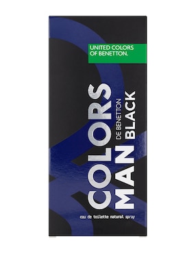 Eau de toilette Benetton Colors Black para hombre