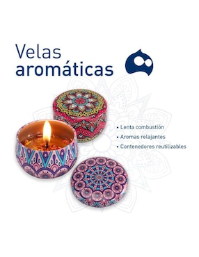 Set de velas aromáticas Bluelander 8 piezas