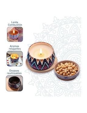 Set de velas aromáticas Bluelander 8 piezas