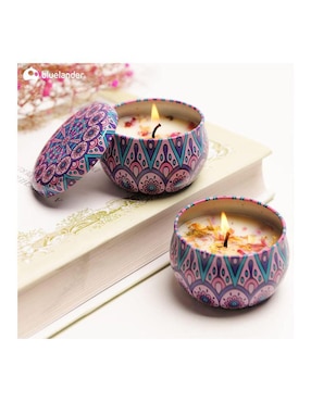 Set de velas aromáticas Bluelander 8 piezas