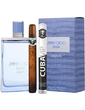 Set Eau de toilette Jimmy Choo Aqua + Cuba De Regalo para hombre
