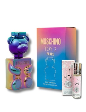 Set Eau de parfum Moschino Toy 2 Pearl mas Yara Rollon Oil para mujer