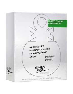Eau de toilette Benetton Colors Free para mujer