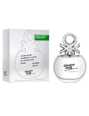 Eau de toilette Benetton Colors Free para mujer