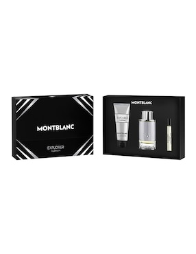 Kit Eau De Parfum Montblanc Explorer Para Hombre