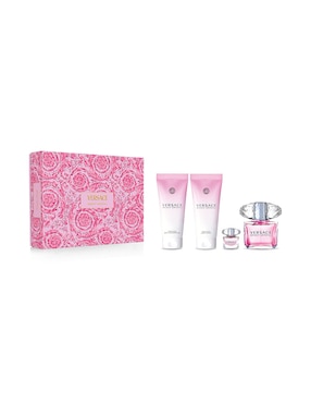 Kit Eau De Toilette Versace Bright Crystal Para Mujer