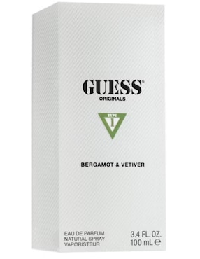 Eau de parfum Guess Originals Type 1 Bergamota y Vetiver unisex