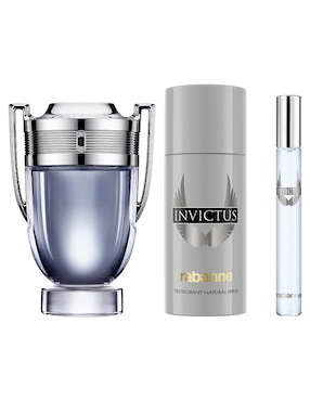 Kit Eau de toilette Rabanne Invictus para hombre