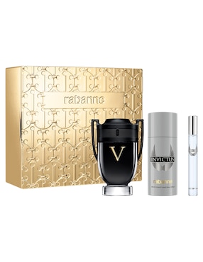 Kit Eau De Parfum Rabanne Invictus Victory Para Hombre