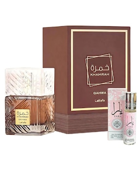 Kit Eau de parfum Lattafa Khamrah Qawah unisex
