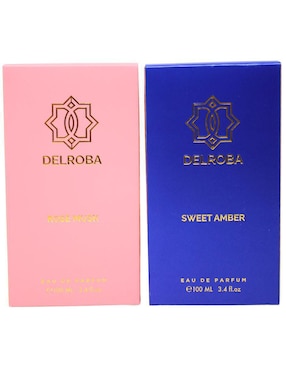 Kit eau de parfum Delroba Rose Musk & Sweet Amber unisex