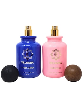 Kit eau de parfum Delroba Rose Musk & Sweet Amber unisex