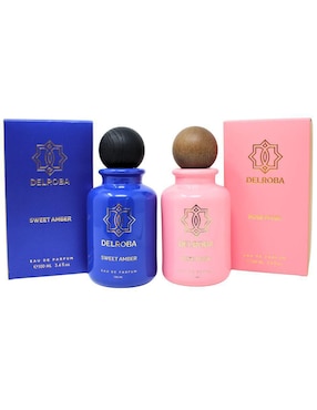 Kit eau de parfum Delroba Rose Musk & Sweet Amber unisex