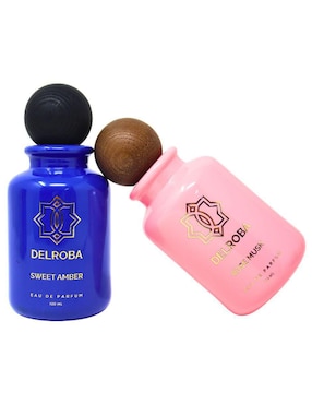 Kit eau de parfum Delroba Rose Musk & Sweet Amber unisex