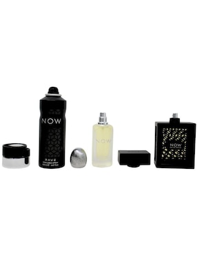 Kit Eau de parfum Lattafa Now Rave para hombre