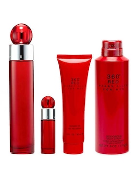 Set Eau de toilette Perry Ellis 360° Red For Men para hombre