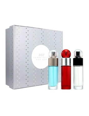 Set Eau De Toilette Perry Ellis Familia Oriental Picante Para Hombre