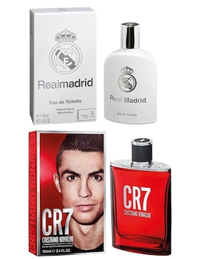 Set eau de toilette Air-Val International Cr7 y Real Madrid para hombre