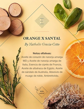 Eau de parfum Essential parfums orange x santal unisex