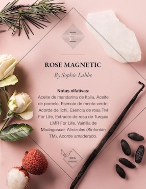 Eau de parfum essential parfums rose magnetic unisex