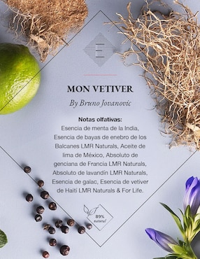 Eau de parfum essential parfums mon vetiver unisex