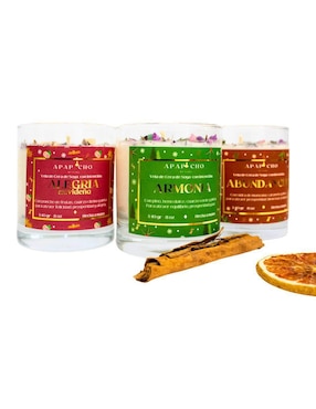 Vela aromática Apapacho By Fuwu aroma frutal