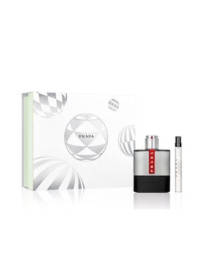 Set Eau De Parfum Prada Luna Rossa Carbon Para Hombre