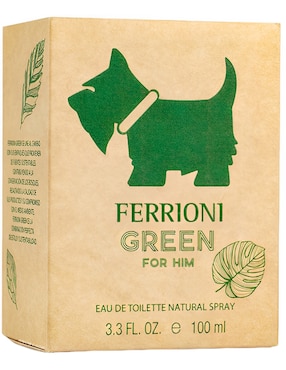 Eau de toilette Ferrioni Green para hombre