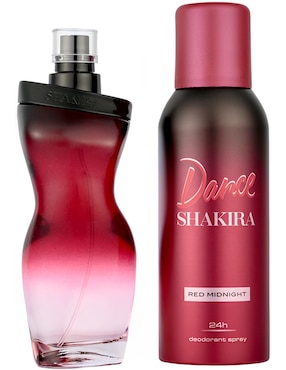 Set Eau De Toilette Shakira Red Midnight Para Mujer