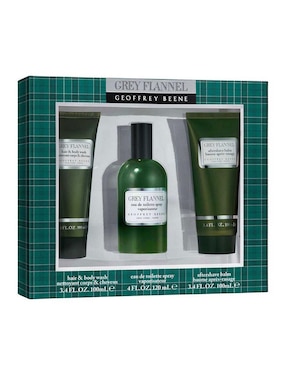 Kit Eau de toilette Geoffrey Beene Franela Gris para hombre
