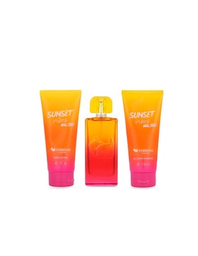 Set Eau de toilette Ferrioni Sunset Vibes Malibu para mujer