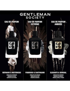 Eau de parfum Givenchy Gentleman Society Ambrée para hombre